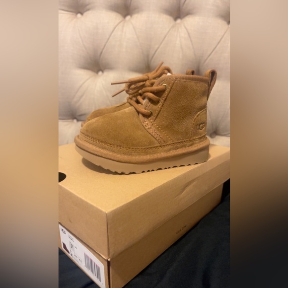Like new! Worn ONCE! Ugg boots for toddlers. - Picture 2 of 3